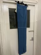 BRAND NEW DEL-CORE Cigarette Trousers - BLUE - SIZE 40. RRP £1300. Del-Core Cigarette Trousers in