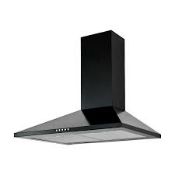 CHB60 Steel Chimney Cooker hood (W)60cm - Black. - SR1.5.1.