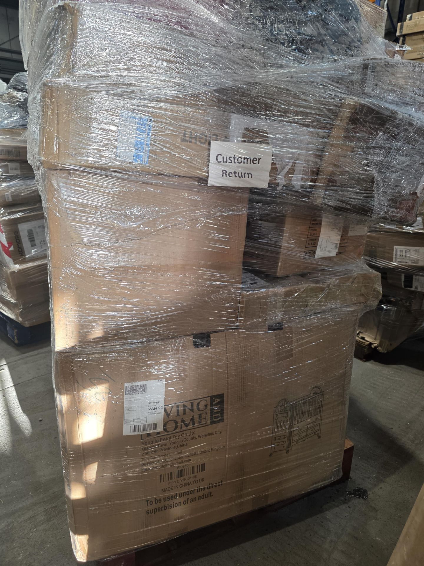 Unchecked & Unopened Pallet of Mystery Customer Returns – Major UK Retailer. unchecked and - Image 7 of 10