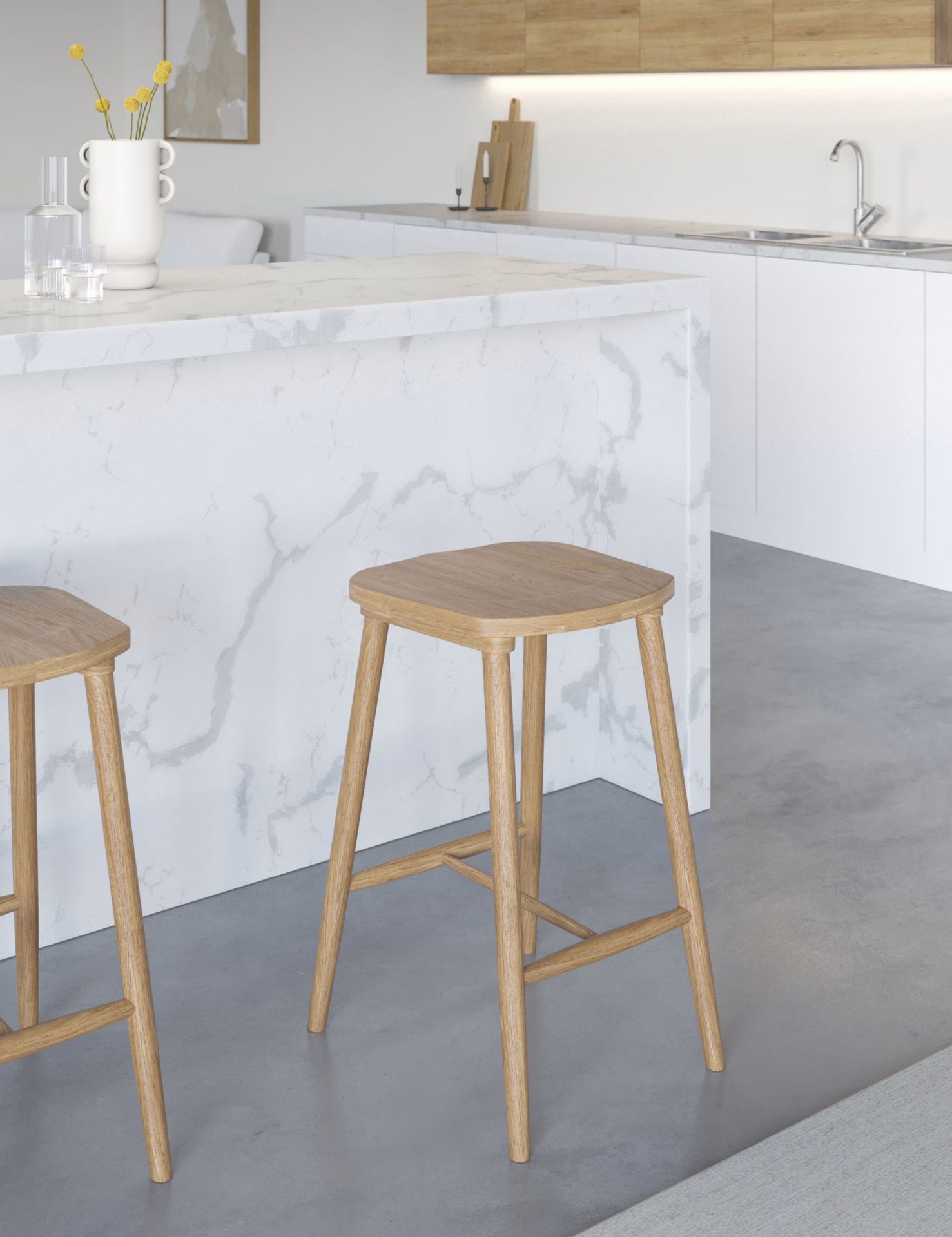 Marks & Spencers Newark Barstool. - SR6.8.3. RRP £209.00. Complete your kitchen furniture in classic