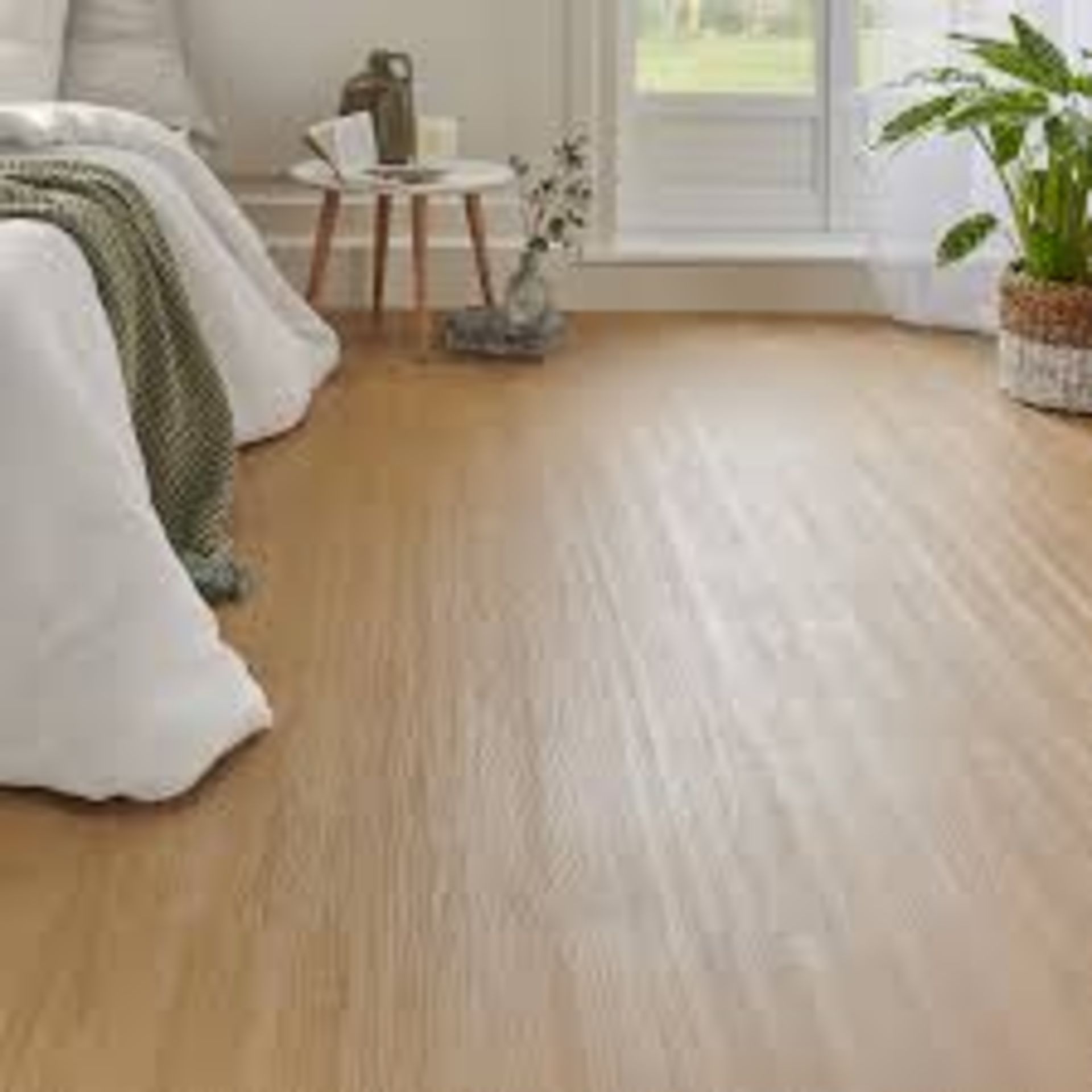 11 x Packs of Folk Natural Wood effect Textured Click vinyl Click flooring, 2.24m² per pack. Total