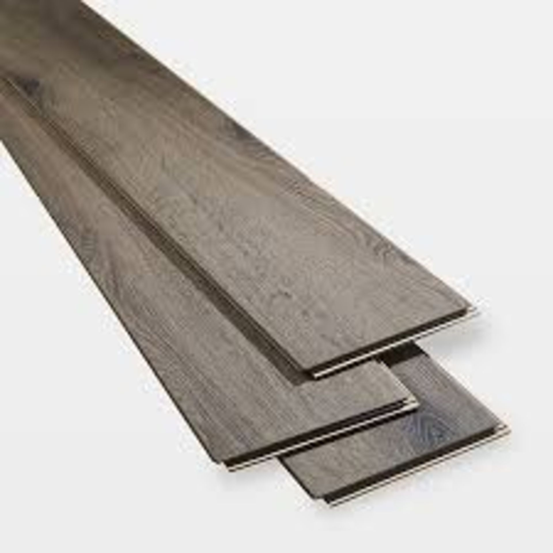 9 x Packs of Strood Wood planks Grey wood effect Laminate Flooring, 1.3m² per pack. Total Coverage - Image 2 of 2