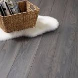 5 x Packs of Ledbury Wood planks Oak effect Laminate Flooring, 1.799m² per pack. Total Coverage 8.