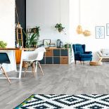 9 x Packs of Rockhampton Vintage oak Multistrip grey oak Grey wood effect Laminate Flooring. 2.397m2