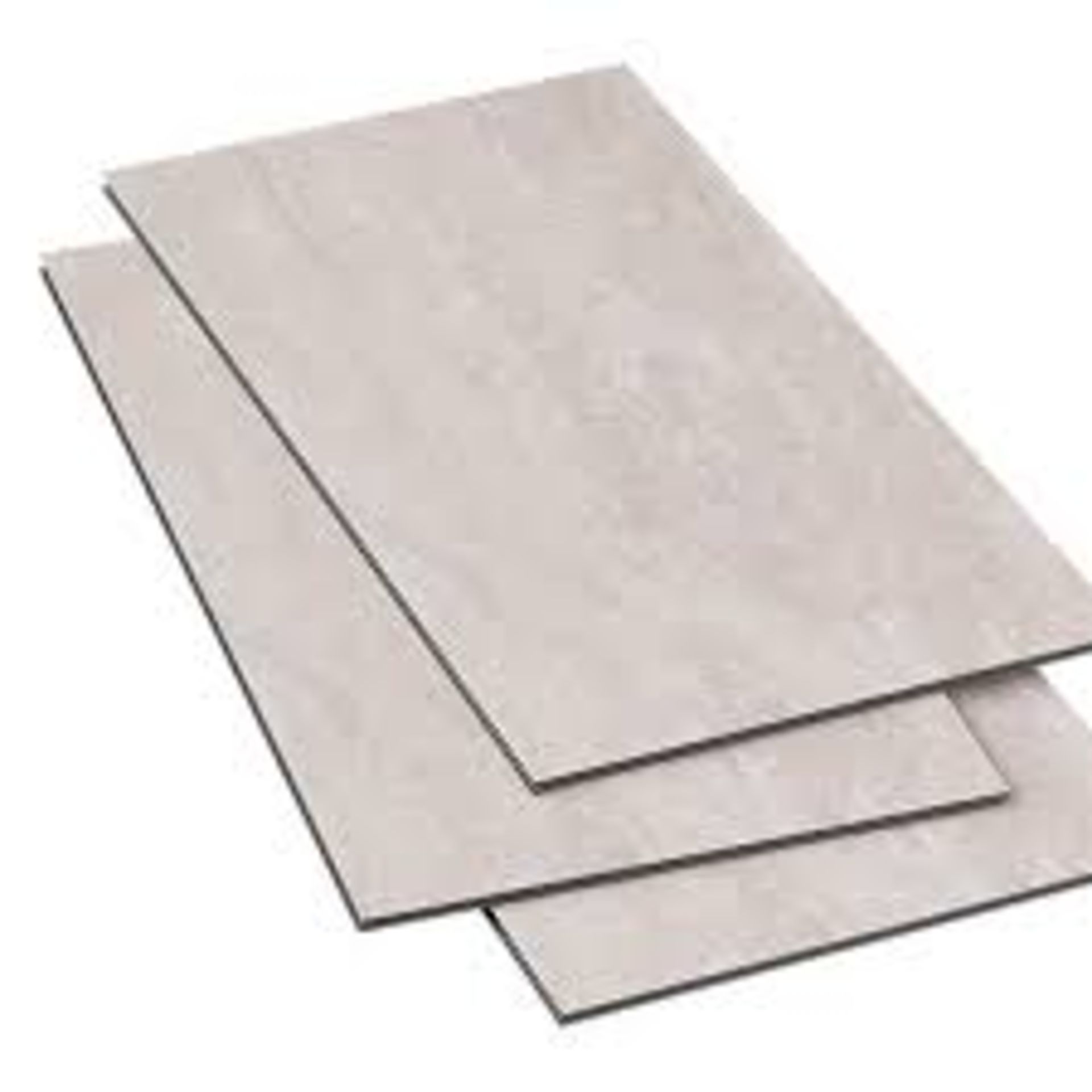 9 x Packs of Mambo Beige Natural Travertine effect Textured Click vinyl Tile, 2.23m² per pack. Total