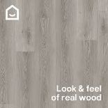 34 x Packs of Mambo Grey Wood effect Synchronised Click vinyl Planks, 2.17m² per pack. Total
