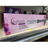 2 X BRAND NEW BELLEZZA PRO BEAUTY TI TITANIUM BARREL CURLERS (LOC: S/R-BB1519)
