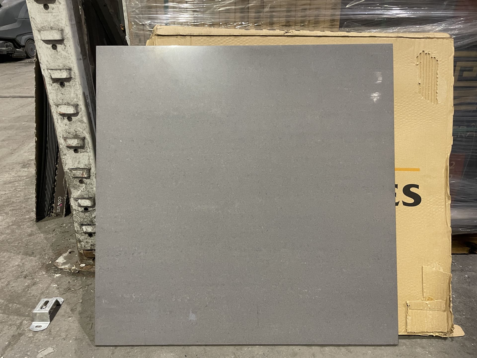 Pallet to Contain 32 x Packs of Imperial – Pewter Polished Porcelain Tiles. RRP £107.55 per pack.