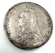 1889 victorian silver crown