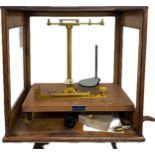 Stanton London Thermo Gravimetric balance scales, Griffin and George Limited 18 inches wide 17