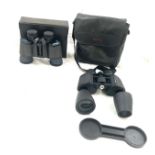 2 Pairs of vintage cased binoculars includes Paktrica and Miranda