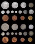 George VI 1937 specimen coin set - 15 x silver & base metal 1937 coins