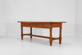 A provincial fruitwood side table,