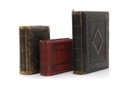 Three Victorian photograph albums,