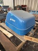 Lot of (9) JACKSON WHEEL BARREL TOPS to include parts support bars, wheels, and handles