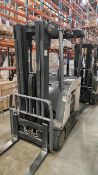Crown Stand Up forklift, mod. RC5520-30, ser. 1A502099, 36 V., 3000 lb cap, 3245 Hrs.