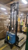 Blue Giant Walking Stacker, Mod. WPS22-150, Ser. 14002, 2200 lbs. cap.