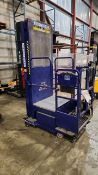 Ballymore telescopic man lift, mod. PS-125, ser. BA150821-43, 650 lb cap., 12 ft. platform height