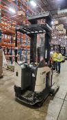 Crown Stand Up Double Deep Reach Truck, mod. RD5725-32, ser. 1A452795, 36V., 3200 lb cap, 14181