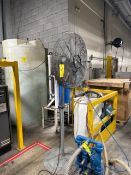 TPI pedestal fan, 32 in. c/w mister