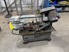 King horizontal metal cutting band saw, mod. KC-712FC, s/n 27L0278 (2012), 7 in. x 12 in., mobile