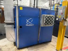Quincy PowerSync air compressor, mod. QSI-300i, ser. no. BU1211080129, 60 hp w/ Siemens Simatic tou