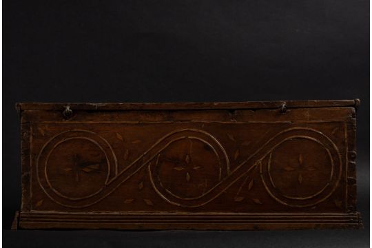 Aragonese chest in marquetry, 17th century - Image 10 of 10