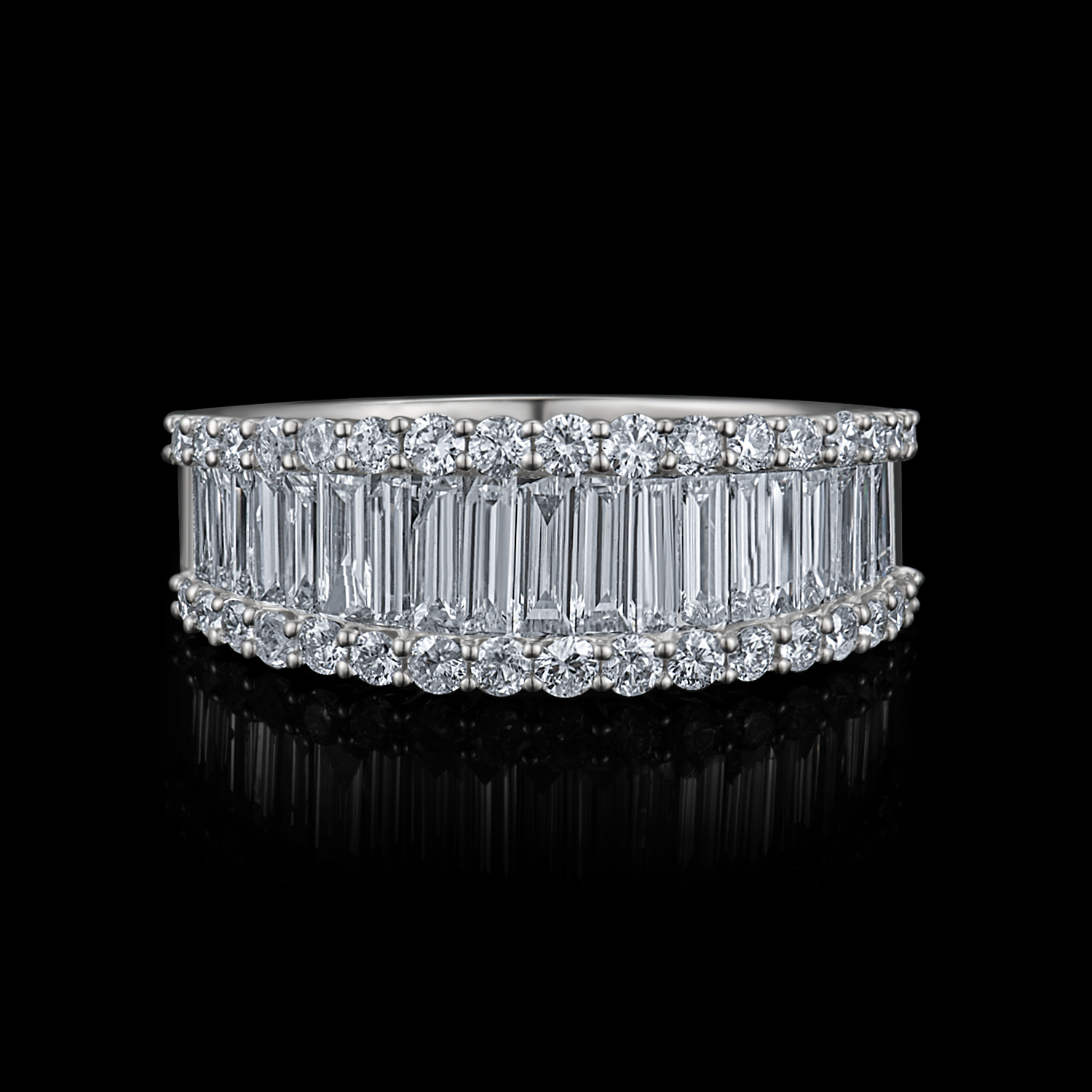 STUNNING EYE-CATCHING 18K WHITE GOLD APPROX. 1.58CT DIAMOND RING APPROX. WEIGHT 4.45g - Image 3 of 3