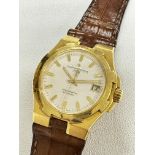18t GOLD VACHERON CONSTANTIN CHRONOMETER AUTOMATIC WATCH