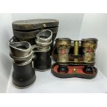2 x PAIRS OF VINTAGE BINOCULARS / OPERA