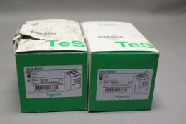 LOT OF 2 NEW SCHNEIDER ELECTRIC ELECTRICAL ENCLOSURES