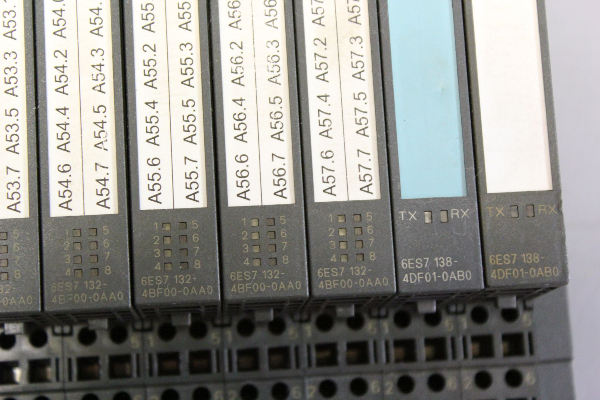 SIEMENS ET 200S I/O RACK WITH MODULES 6ES7 151-1BA02-0AB0 , (2) 6ES7 ...