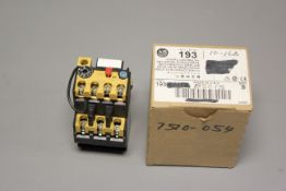 UNUSED ALLEN BRADLEY OVERLOAD RELAY