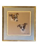 British School, 21st century, Portrait of a Jack Russell dog, 'Bertie'