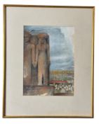 G.E.Buckley (20th century School),A pair of framed watercolours of scenes from the Valley of the Kin