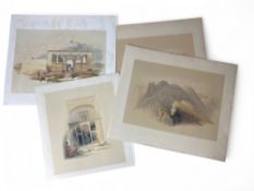 David Roberts (British, 1797-1864), a collection of four unframed lithographs