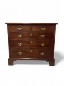 A George II mahogany bachelor's chest