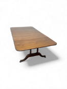 A Regency mahogany Cumberland action dining table