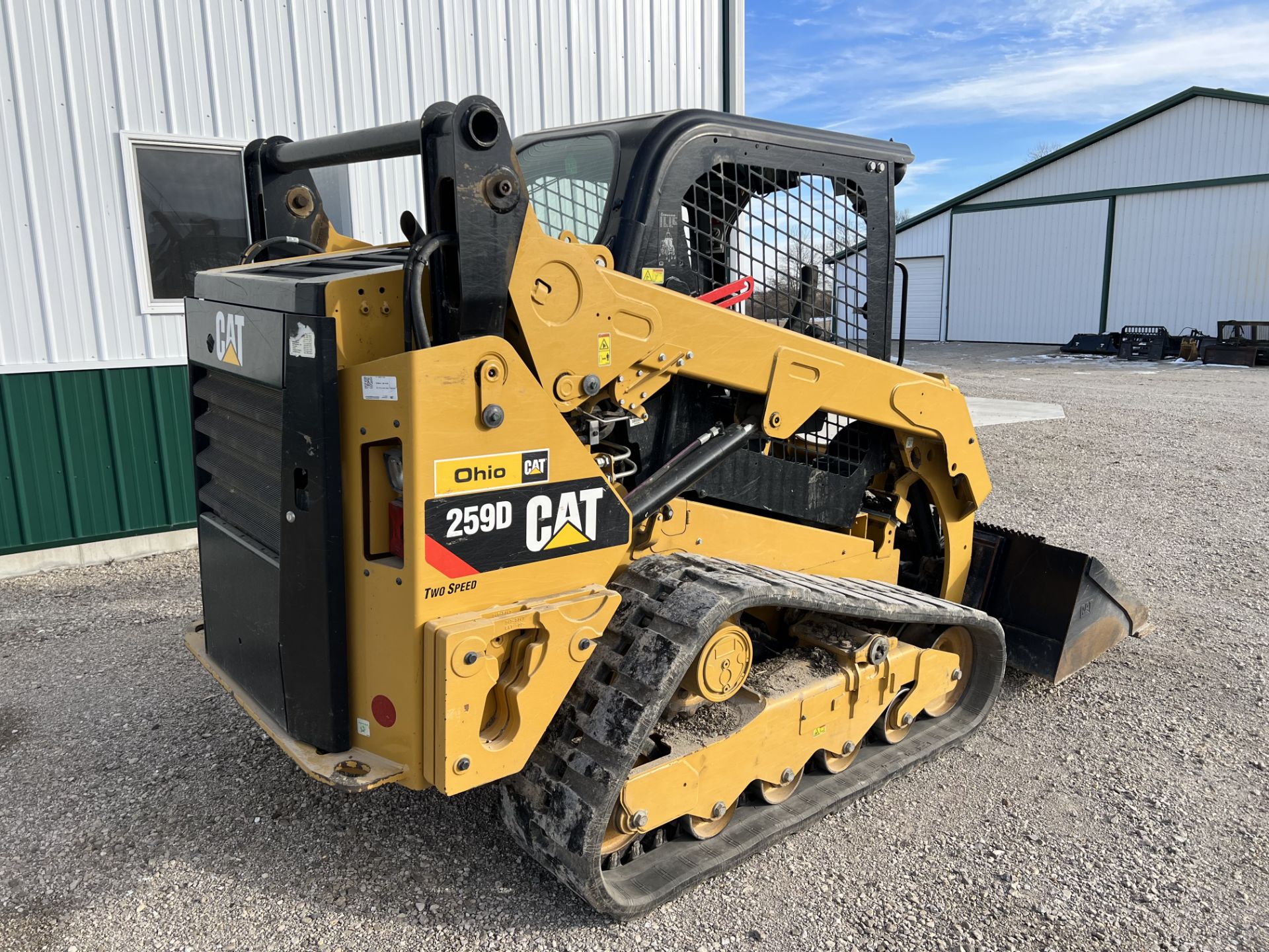 Skid Loader Rops 2019 Cat 259D Skid Steer, CTL, tracks, open ROPS, hand controls, backup ...