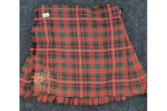 Two vintage Scottish Kilts; Camouflage kilt made by Scottish Highland Kilt Authentic Woven Tartan. - Image 2 of 4