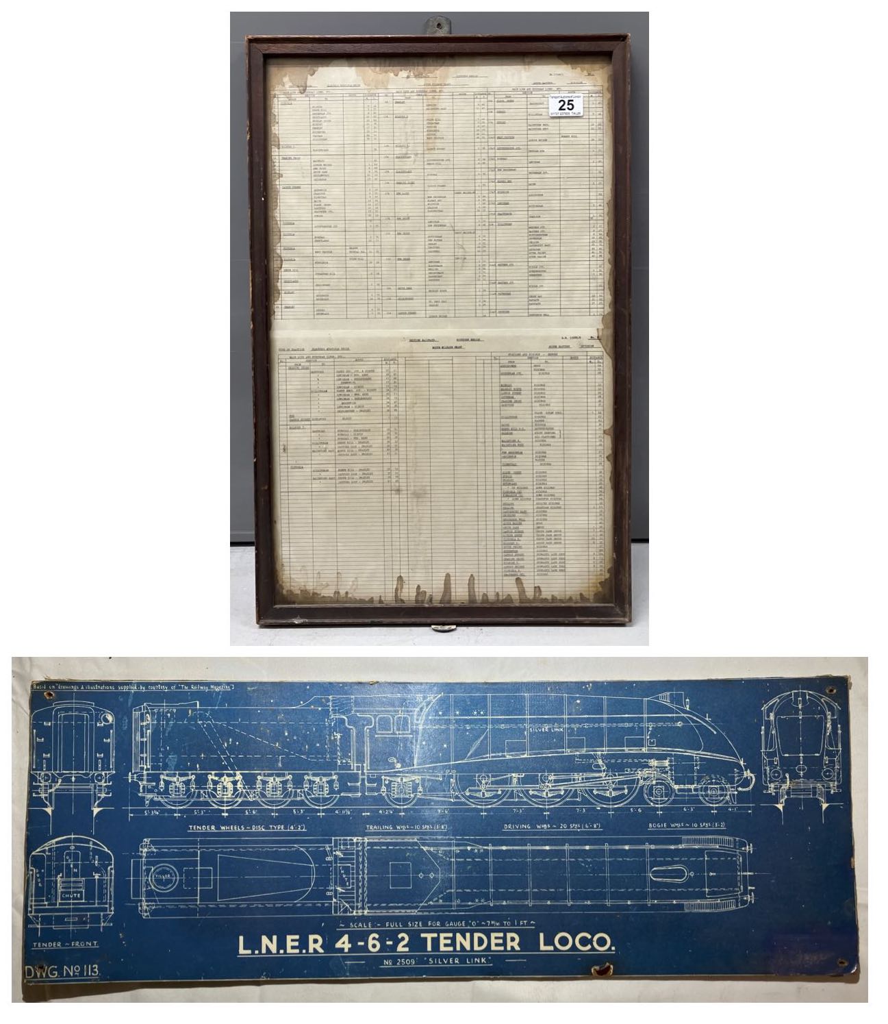 British Railways Southern Region EMU Southern and South Eastern division route mileage chart for - Image 2 of 2