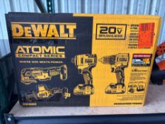 Dewalt 20V Atomic 4-Tool Combo Kit, includes Battery and Charger