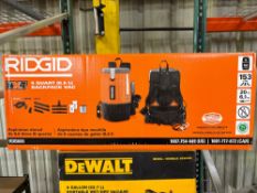 Ridgid 6 Quart Backpack Vac
