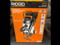 Ridgid 16 Gallon Stainless Wet/Dry Vac with Cart
