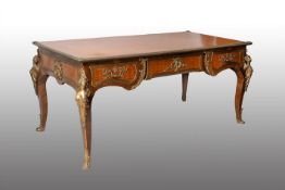 Antique Napoleon III desk, France, 19th century.