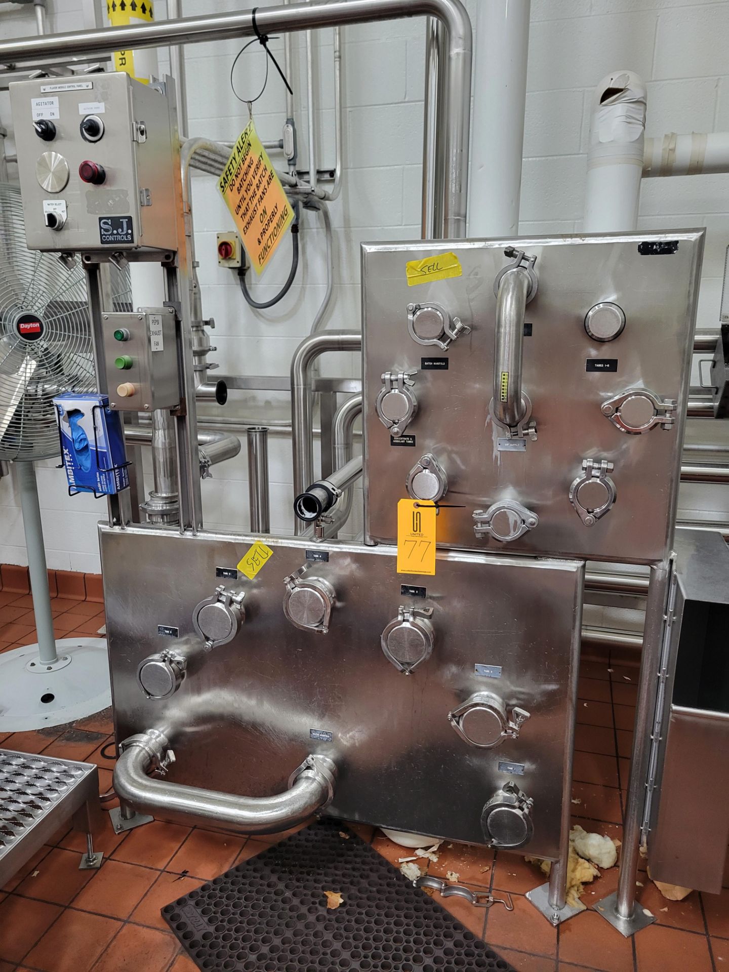 Stainless Steel Contruction, 9 Port and 8 Port Divert Flow Panels ...
