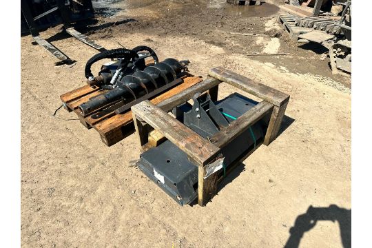 UNUSED BOBCAT AUGER 10 POSTHOLE BORER BUNDLE! - Image 2 of 9