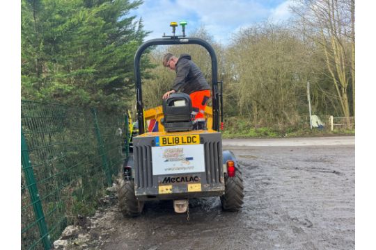 2018 MECALAC TA3S 3 TON SWIVEL SKIP DUMPER - Image 3 of 10