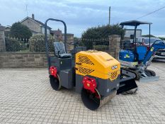 NEW/UNUSED CAPTOK CK1000 TWIN DRUM RIDE ON ROLLER