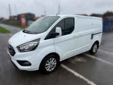 2018 18 FORD TRANSIT CUSTOM LIMITED PANLE VAN - 116K MILES - EURO 6 - AIR CON - ALLOY WHEELS
